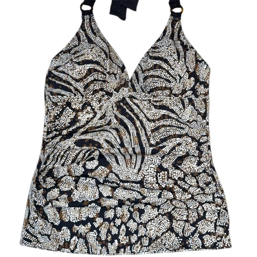 Tommy Bahama Playa Brava Reversible Ring Tankini Top - Picture 9 of 16